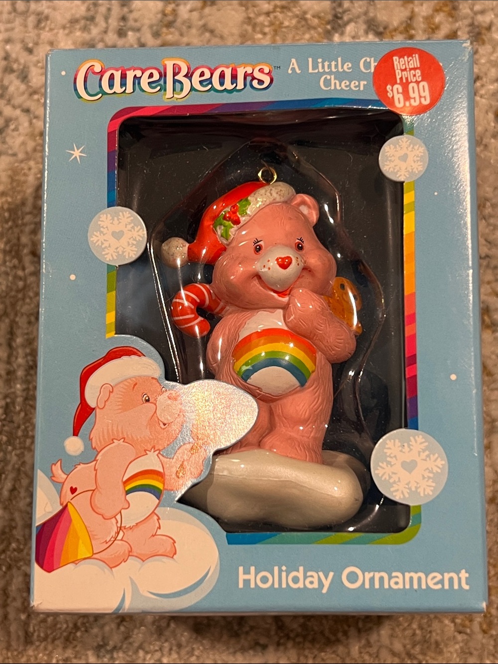2004 American Greetings Cheer Bear Care Bears Christmas Ornament z28